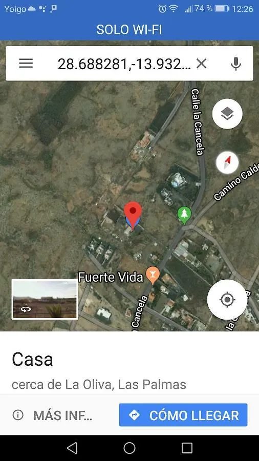 Kwatera prywatna Apartament Casa Papi Lajares